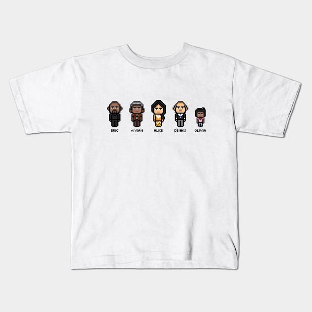 Spencer-Kim-Lewis Household (The Sims 4) Kids T-Shirt by TheBanannaTheory